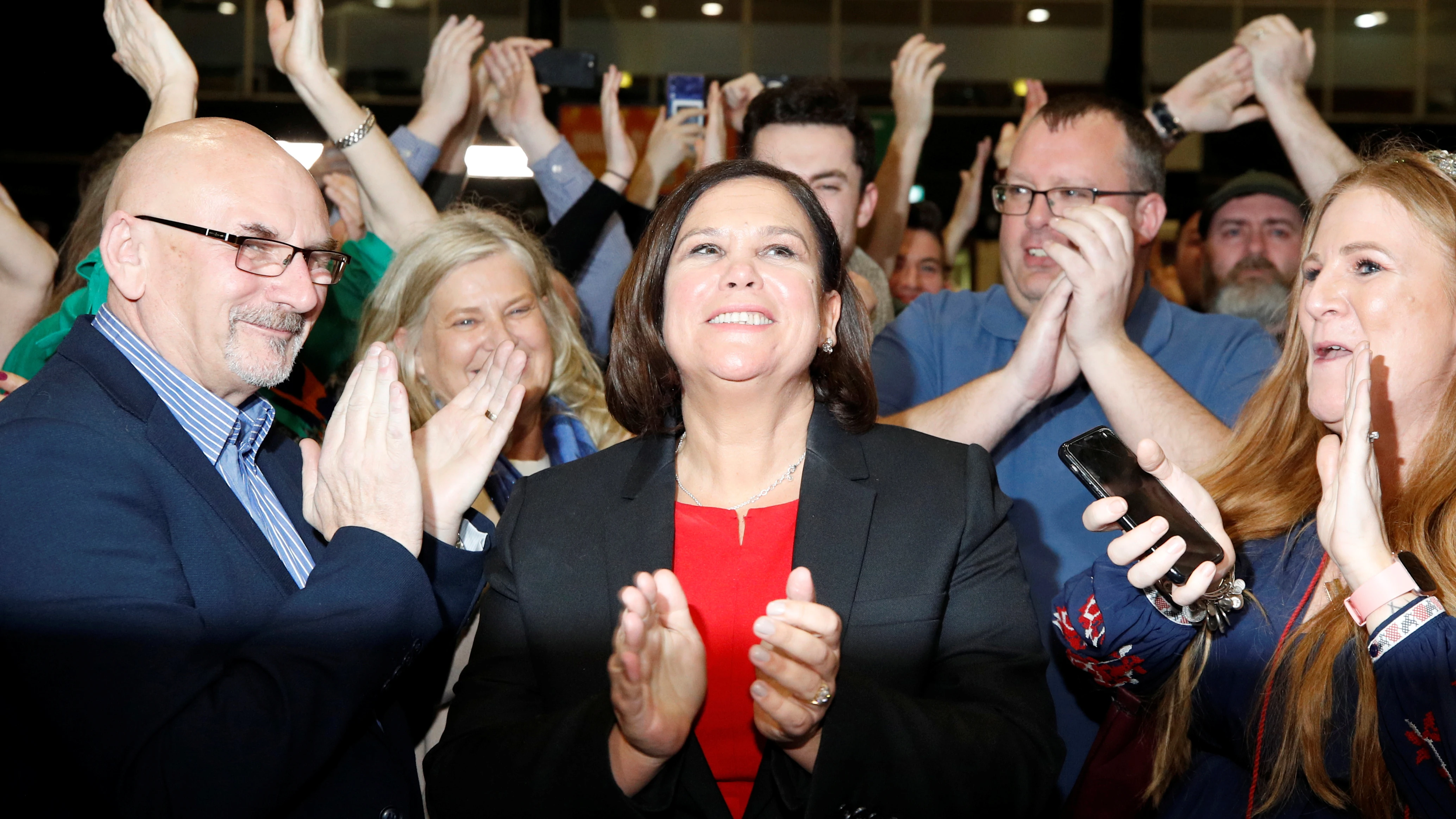 Mary Lou McDonald, líder del Sinn Féin Mary Lou McDonald, líder del Sinn Féin