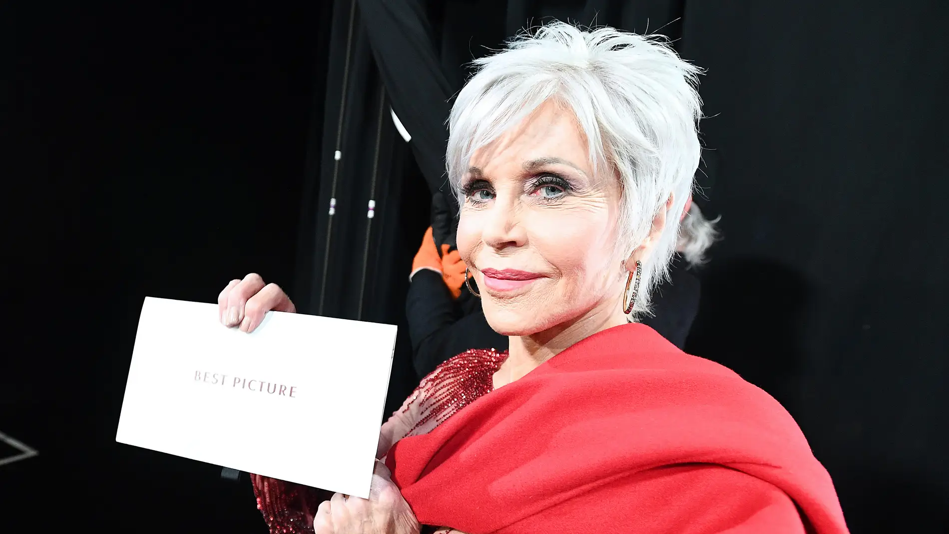 Jane Fonda durante la gala de los Premios Oscar 2020 