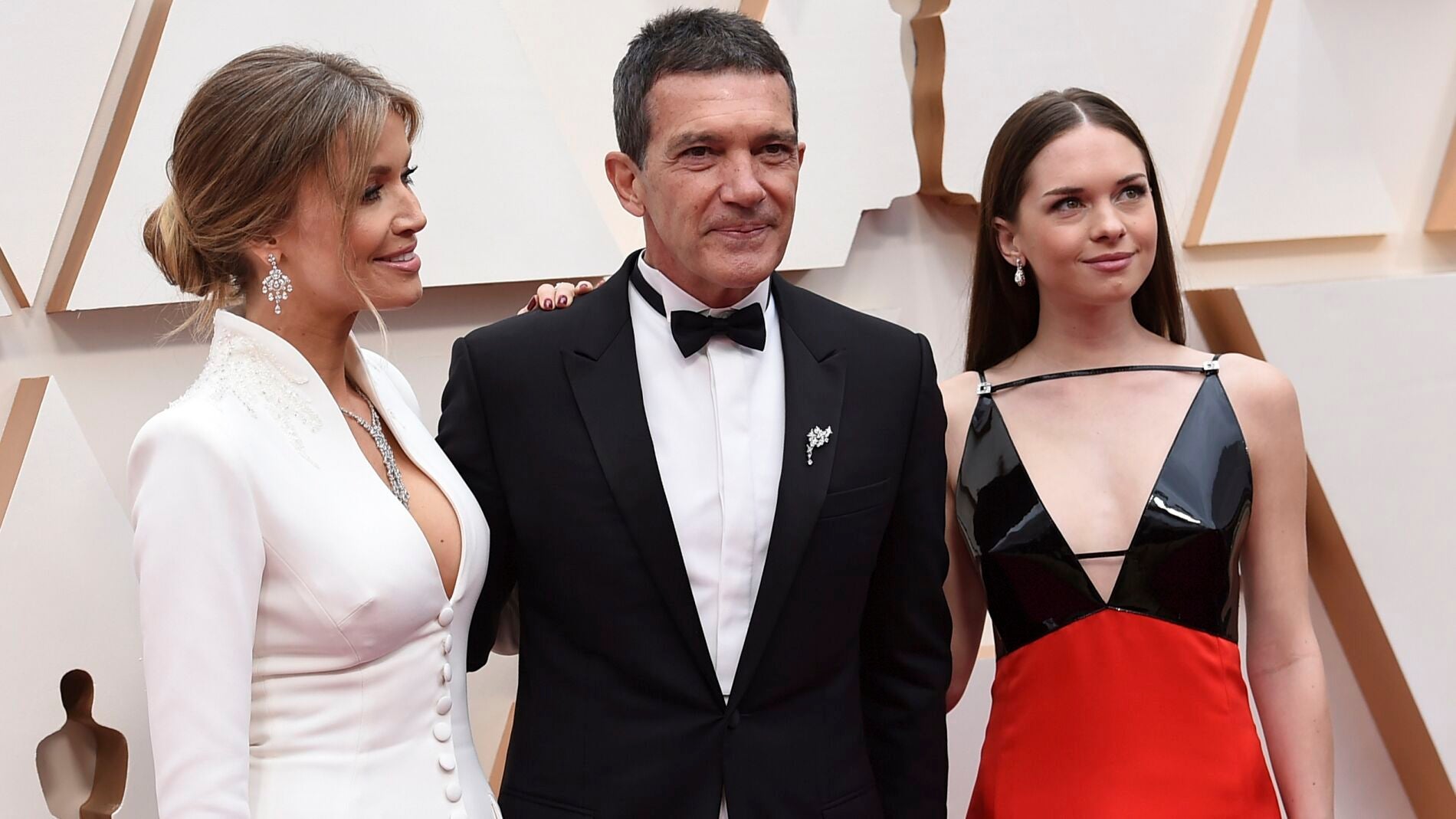 Nicole Kimpel, Antonio Banderas y Stella Banderas