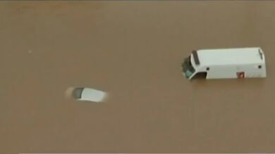 Las fuertes lluvias torrenciales paralizan la ciudad brasileña de Sao Paulo 
