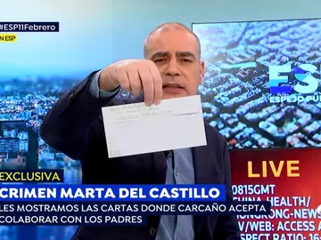 Estas son las cartas donde Miguel Carcaño acepta colaborar con los padres de Marta del Castillo Estas son las cartas donde Miguel Carcaño acepta colaborar con los padres de Marta del Castillo