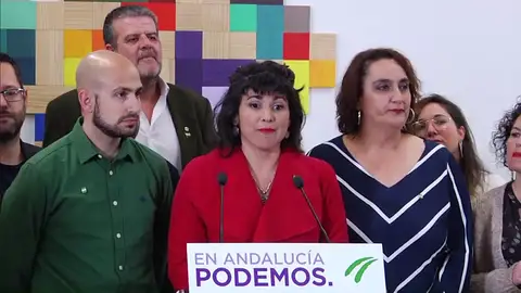 La líder de Podemos Andalucía, Teresa Rodríguez, está ya pensando en un nuevo partido "menos madrileño, masculino y de clase media" La líder de Podemos Andalucía, Teresa Rodríguez, está ya pensando en un nuevo partido "menos madrileño, masculino y de clase media"