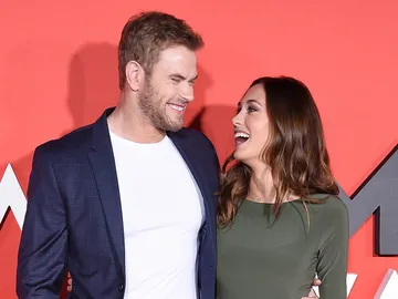 El actor Kellan Lutz con su mujer, Brittany Lutz Gonzales El actor Kellan Lutz con su mujer, Brittany Lutz Gonzales