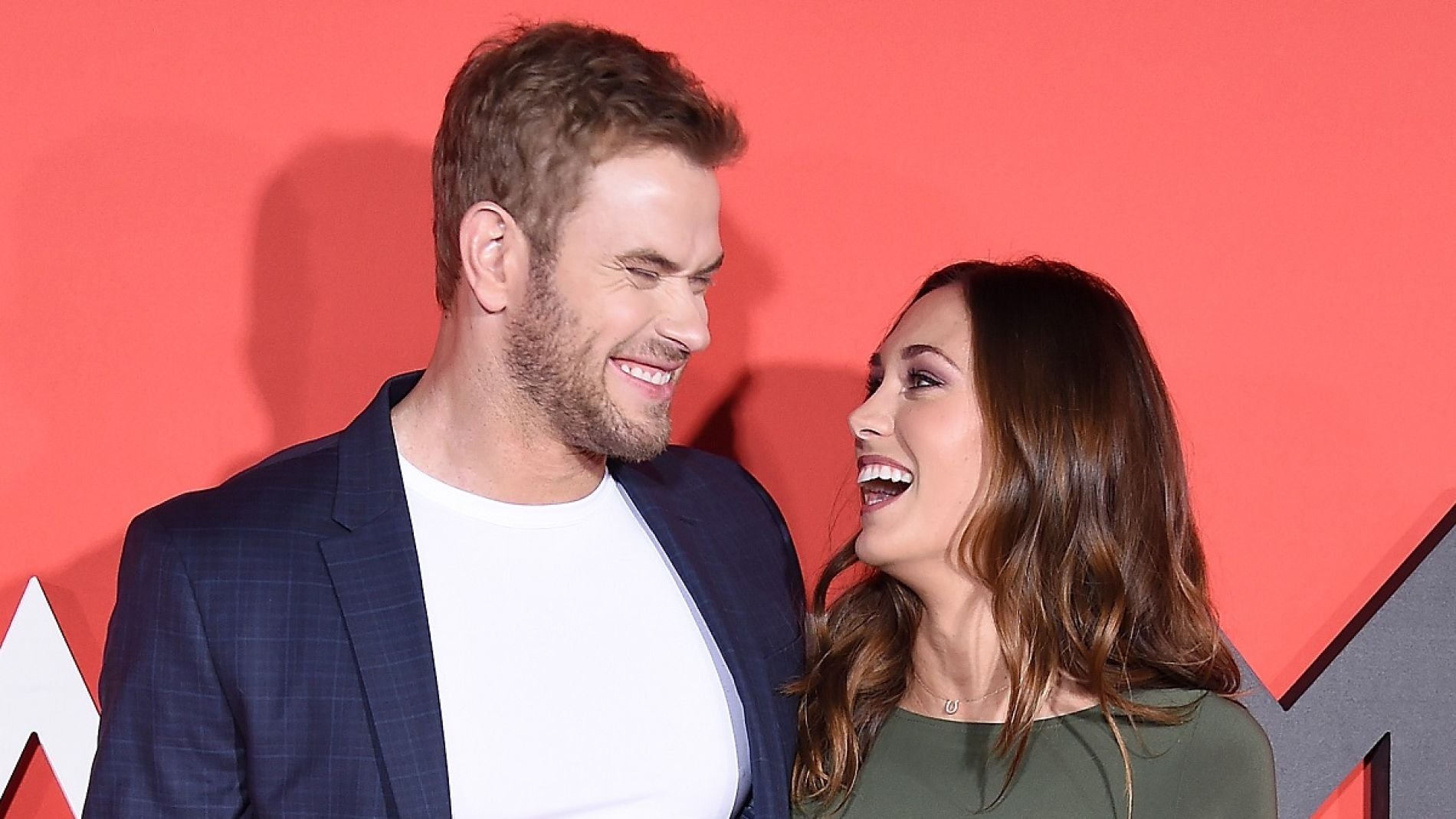El actor Kellan Lutz con su mujer, Brittany Lutz Gonzales