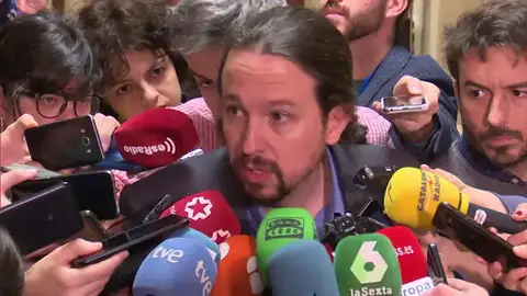Pablo Iglesias no hace "ningún matiz" a la postura de Pedro Sánchez sobre Venezuela Pablo Iglesias no hace "ningún matiz" a la postura de Pedro Sánchez sobre Venezuela