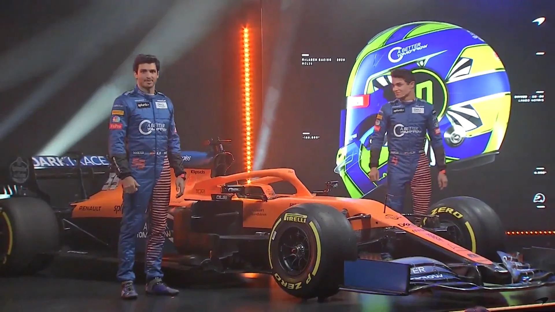 Carlos Sainz, con el nuevo McLaren Carlos Sainz, con el nuevo McLaren