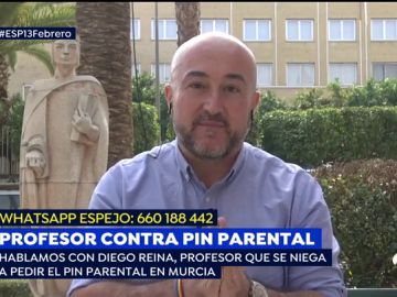 Un profesor que se niega a pedir el 'pin parental' en Murcia: "Hay un partido político que ha generado un discurso de odio hacia el profesorado"