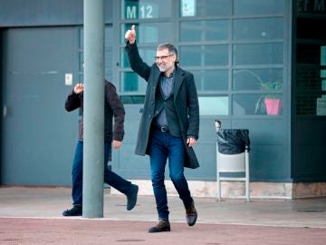 Jordi Cuixart tras salir de prisión 