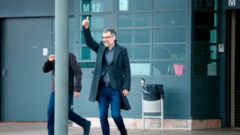 Jordi Cuixart tras salir de prisión Jordi Cuixart tras salir de prisión
