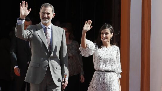 Los Reyes de Espa&ntilde;a visitan Almonta