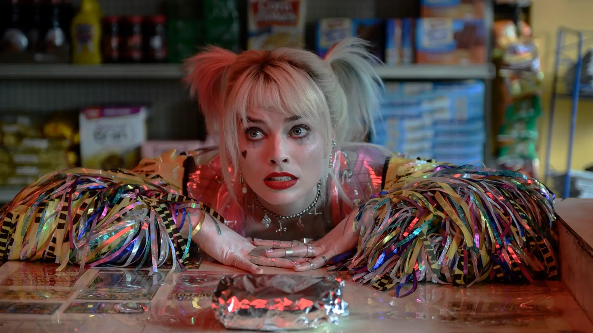 Margot Robbie como Harley Quinn en 'Aves de presa'