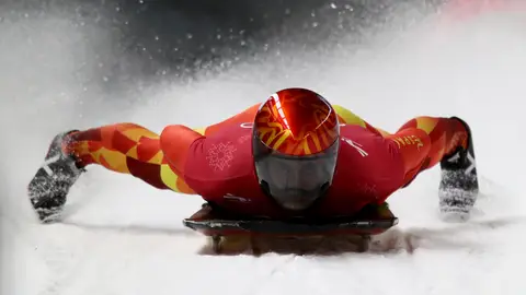 Ander Miranbell logra el primer campeonato de España de skeleton Skeleton