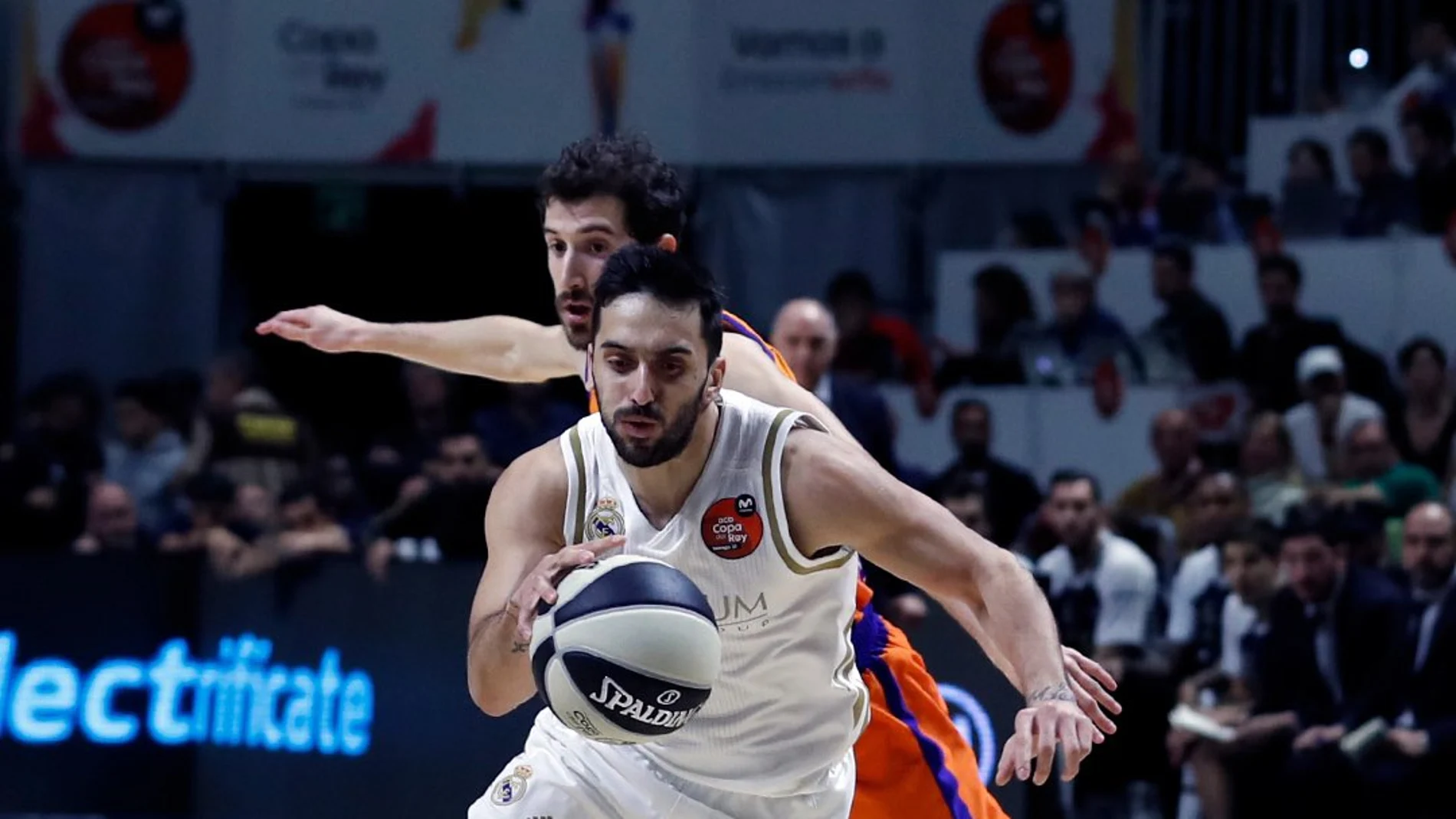 Facundo Campazzo, durante el partido de Copa ante el Valencia Facundo Campazzo, durante el partido de Copa ante el Valencia