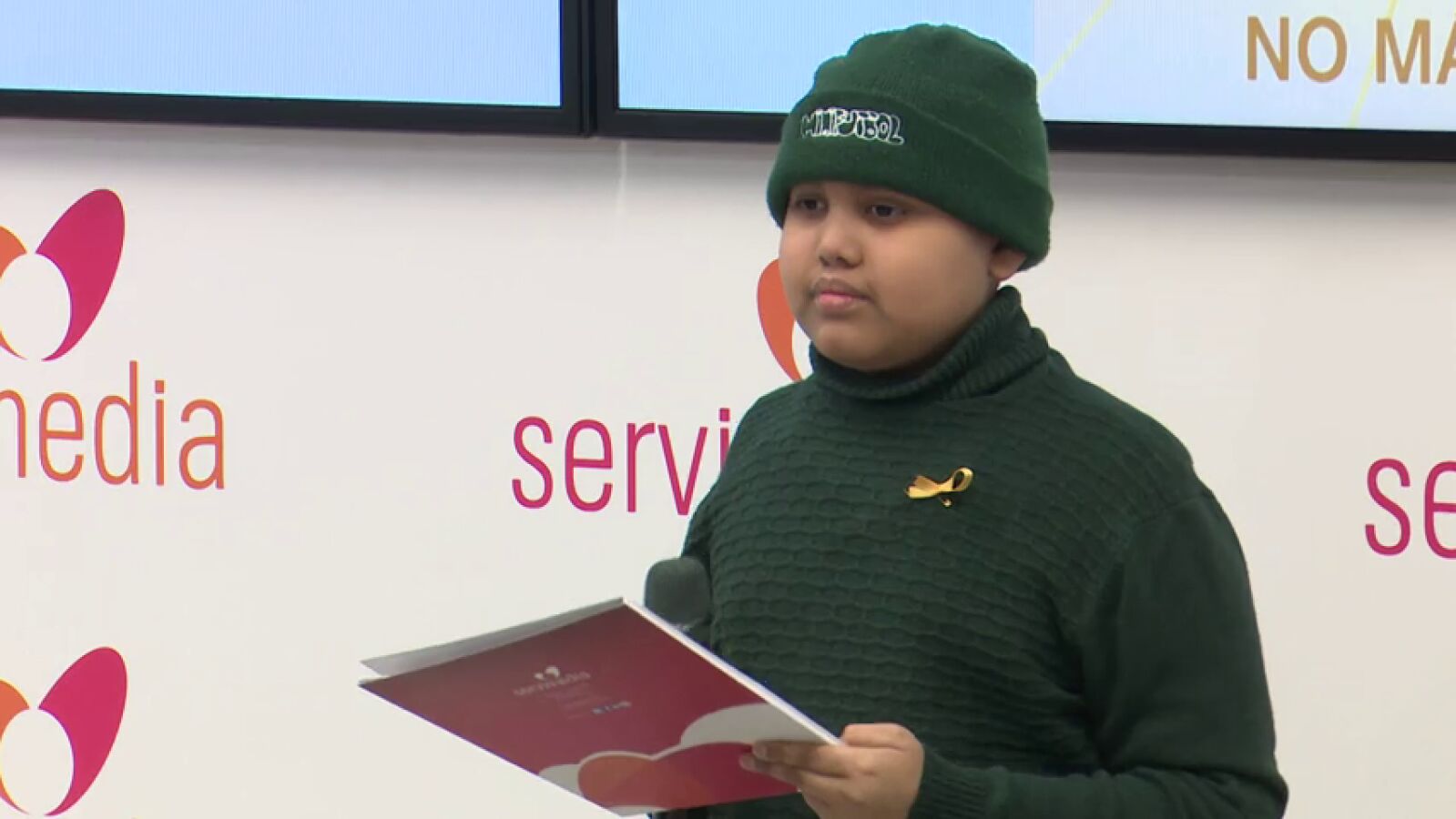 Un niño con cáncer pide que no le pongan más barreras: 