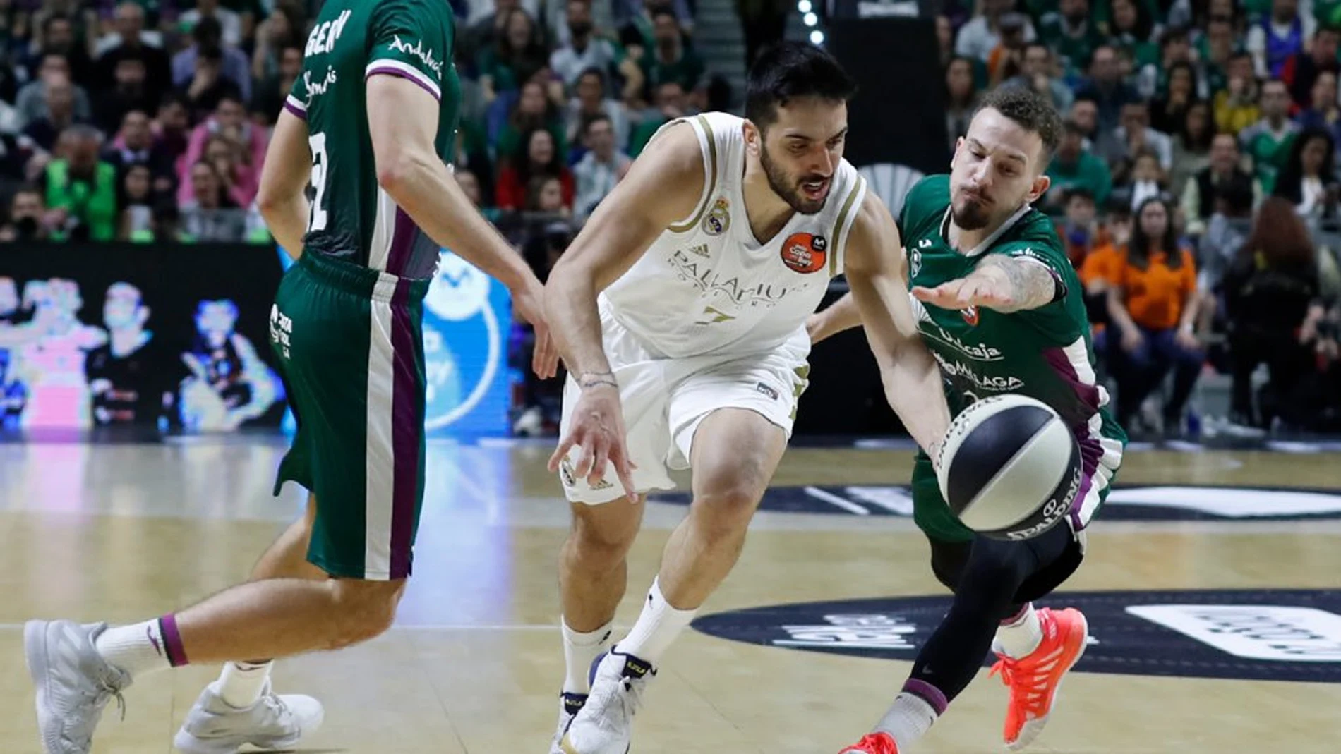 Facundo Campazzo, ante el Unicaja de Málaga Facundo Campazzo, ante el Unicaja de Málaga