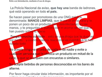 El comunicado falso El comunicado falso