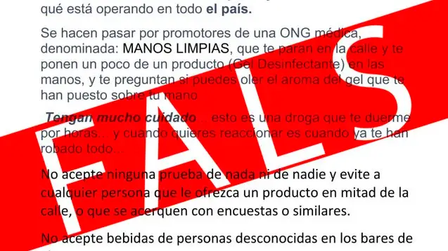 El comunicado falso El comunicado falso