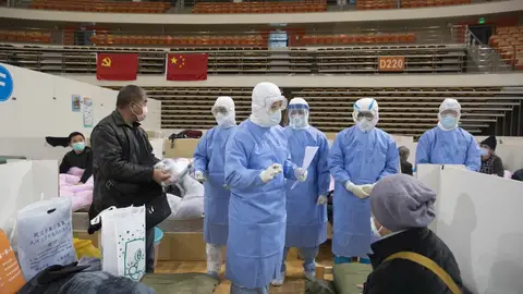 Hospital de China por el coronavirus Hospital de China por el coronavirus