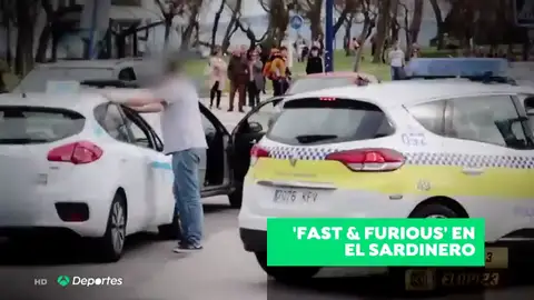 'Fast & Furious' en Santander, un aficionado y un hincha discuten antes de un partido 'Fast & Furious' en Santander, un aficionado y un hincha discuten antes de un partido