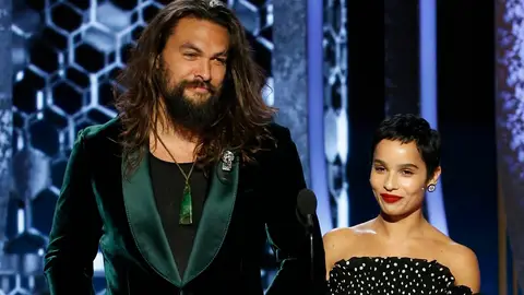Jason Momoa y Zoë Kravitz en los Oscar Jason Momoa y Zoë Kravitz en los Oscar