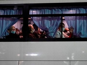 Evacuación de los pasajeros del Diamond Princess