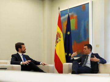 Pedro Sánchez y Pablo Casado