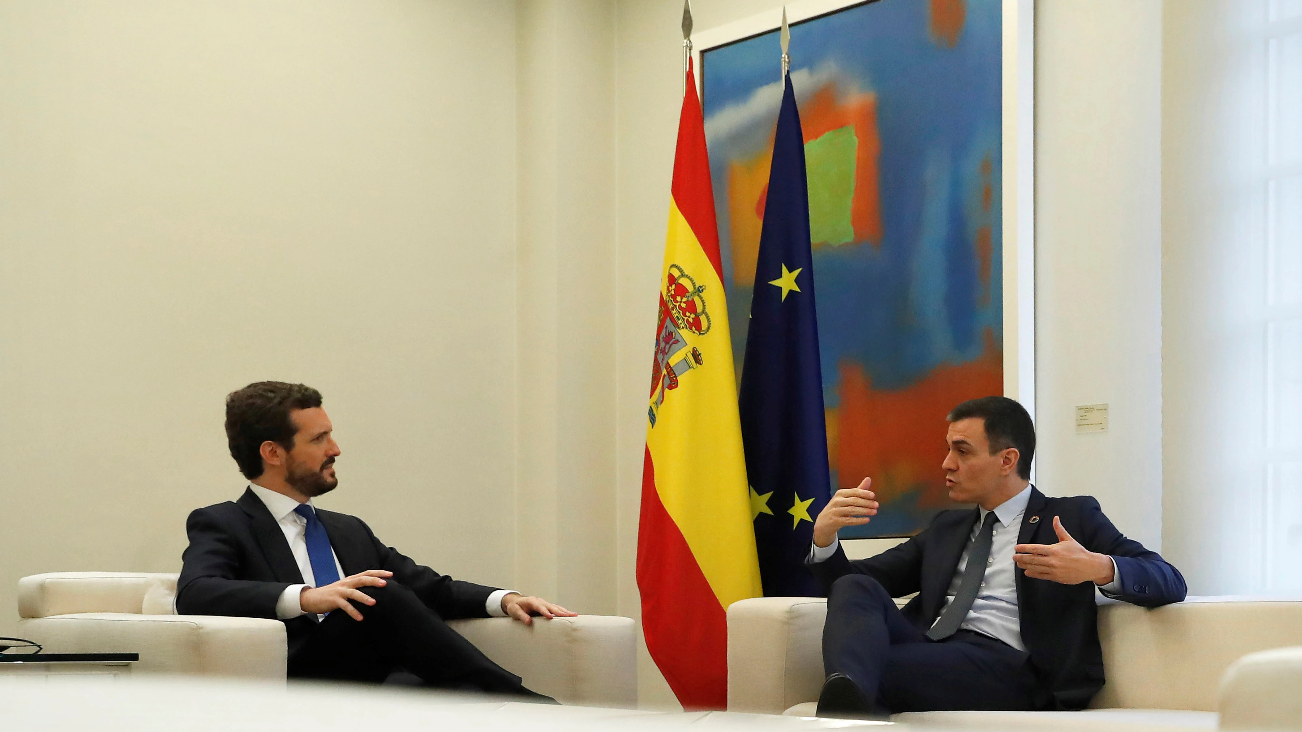 Pedro S&aacute;nchez y Pablo Casado