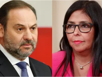 José Luis Ábalos y Delcy Rodríguez José Luis Ábalos y Delcy Rodríguez