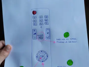El dibujo para que su abuelo pudiese ver el fútbol que se hizo viral El dibujo para que su abuelo pudiese ver el fútbol que se hizo viral