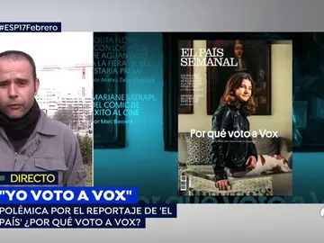 Un obrero votante de Vox: "Voto a Santiago Abascal porque defiende a la clase obrera" Un obrero votante de Vox: "Voto a Santiago Abascal porque defiende a la clase obrera"