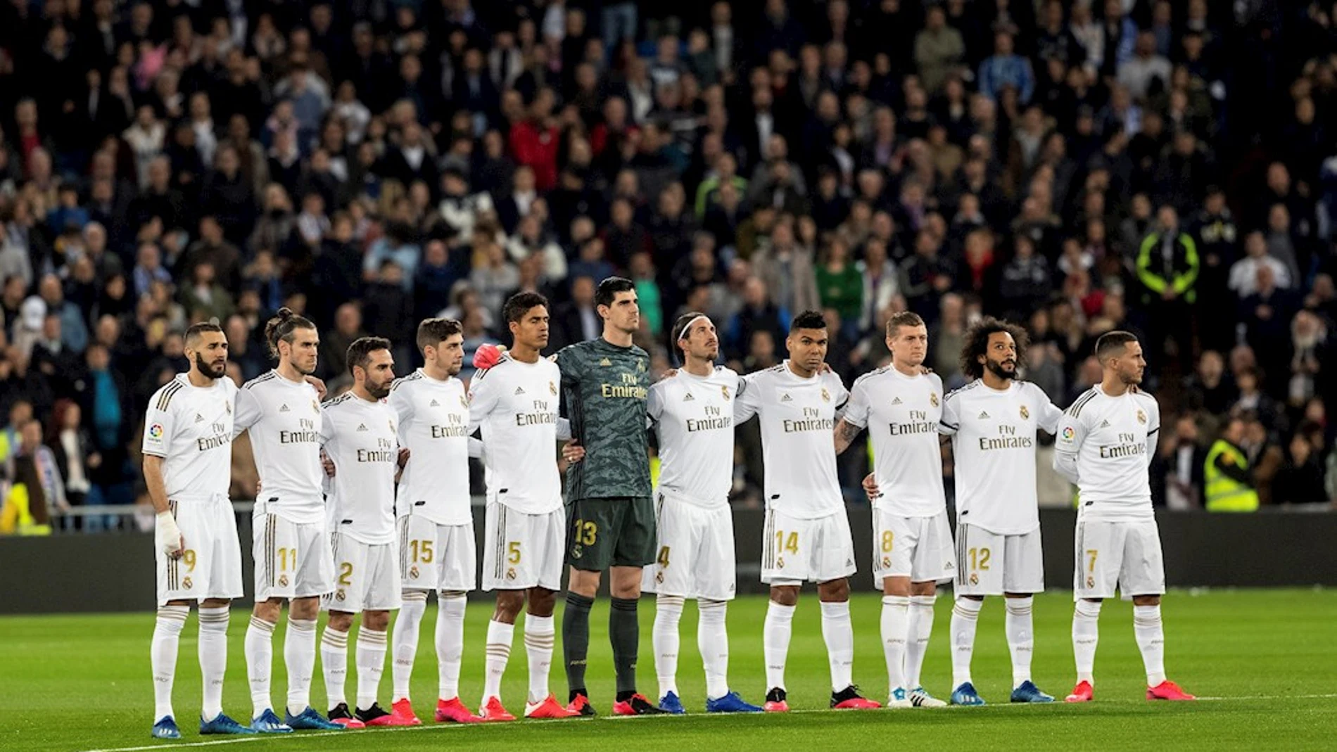 Minuto de Silencio en el Santiago Bernabéu Minuto de Silencio en el Santiago Bernabéu