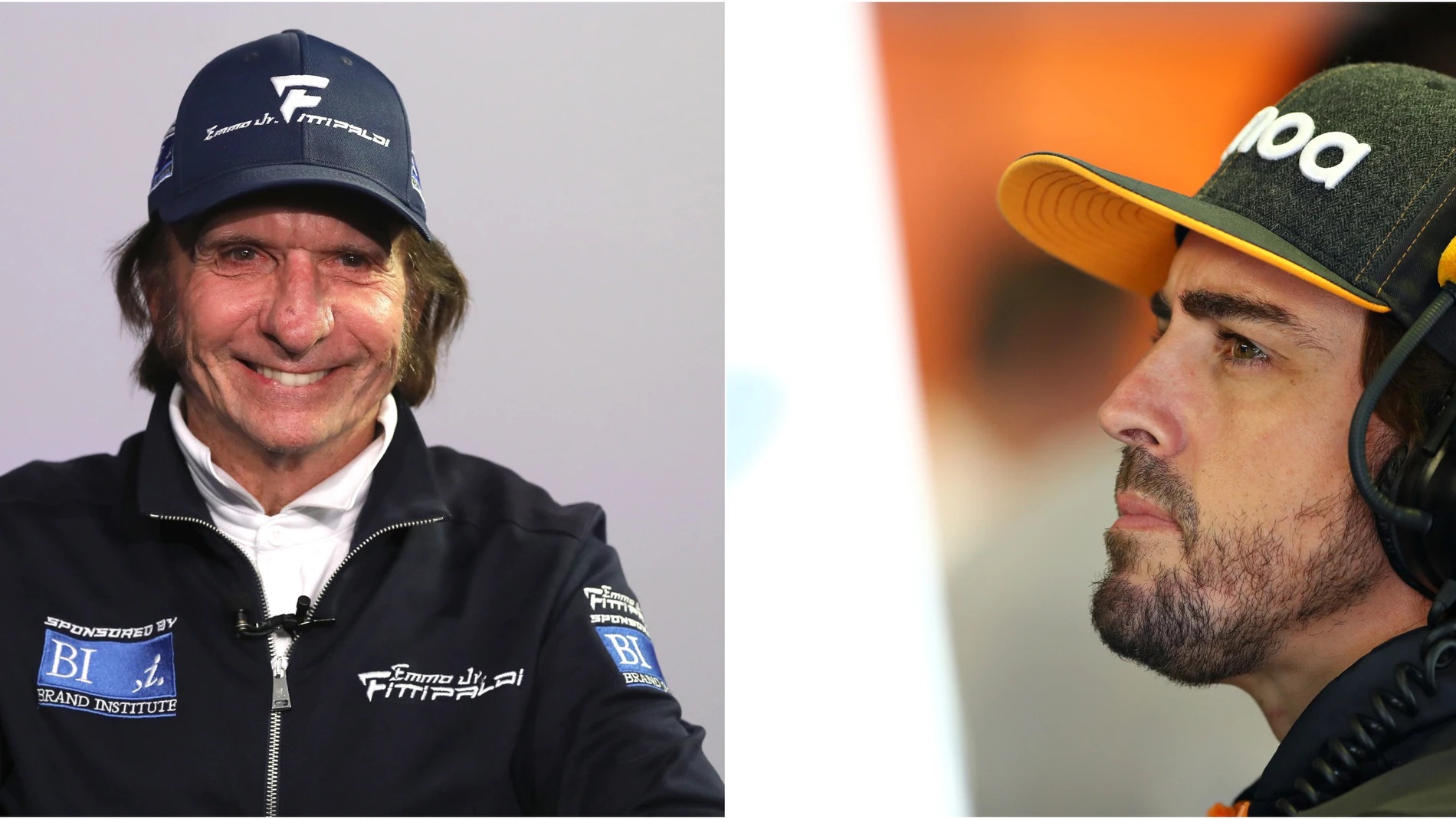 Emerson Fittipaldi y Fernando Alonso