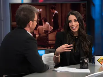 Almudena Cid relata en 'El Hormiguero 3.0' la dureza de trabajar en una serie diaria Almudena Cid relata en 'El Hormiguero 3.0' la dureza de trabajar en una serie diaria