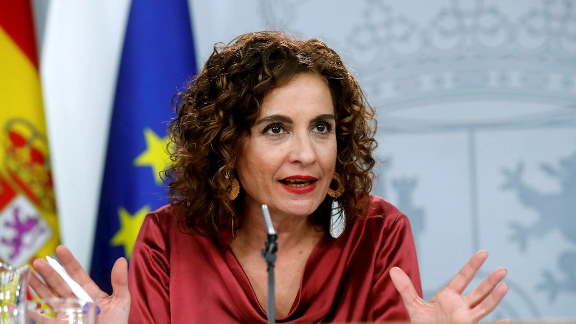 La portavoz del Gobierno, María Jesús Montero La portavoz del Gobierno, María Jesús Montero