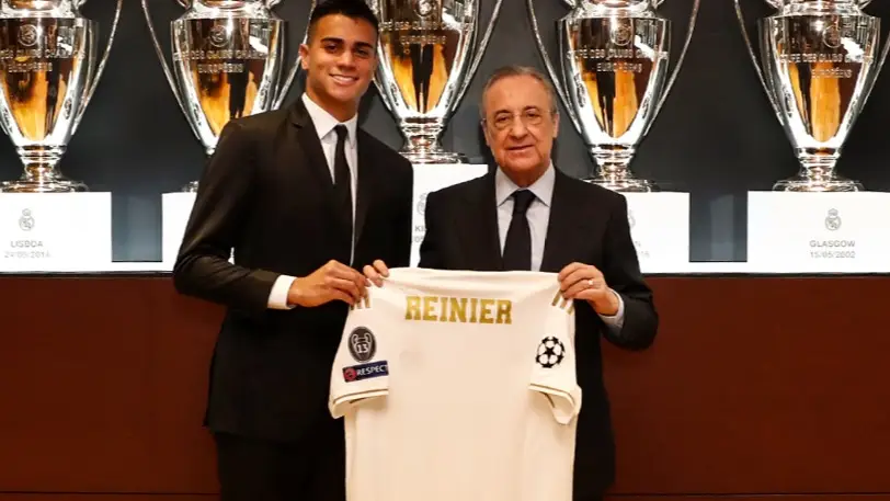 Renier, en su presentaci&oacute;n con el Real Madrid