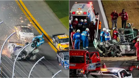 Fotografías del accidente de Ryan Newman en las 500 Millas de Daytona Fotografías del accidente de Ryan Newman en las 500 Millas de Daytona