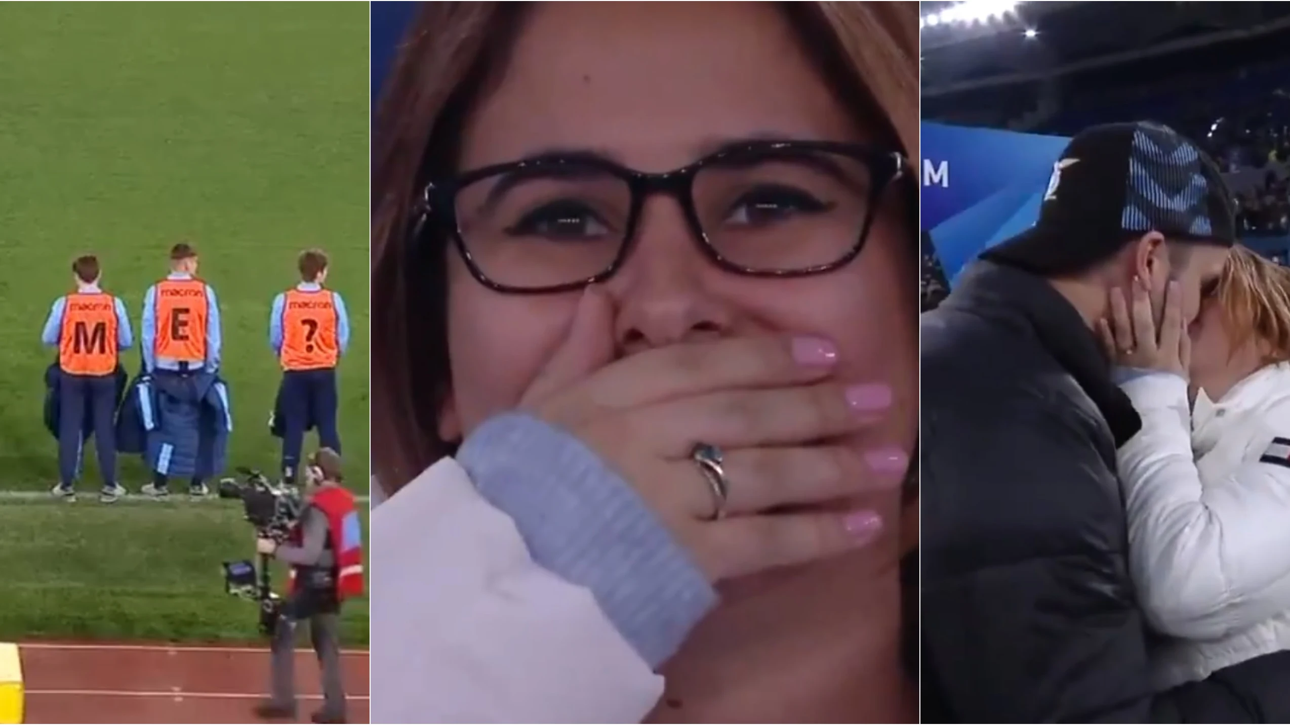 La pedida de mano ante el Lazio-Inter La pedida de mano ante el Lazio-Inter