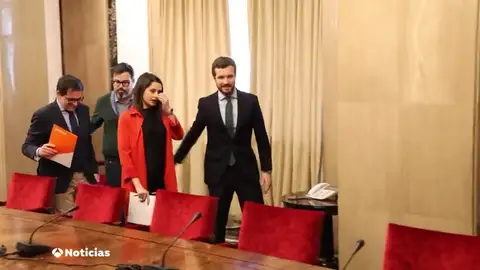 Pablo Casado e Inés Arrimadas acercan posturas para presentarse juntos, pero el problema sigue en Galicia Pablo Casado e Inés Arrimadas acercan posturas para presentarse juntos, pero el problema sigue en Galicia
