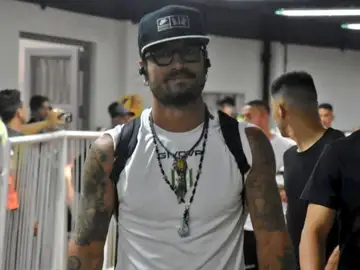 Osvaldo como jugador de Banfield Osvaldo como jugador de Banfield