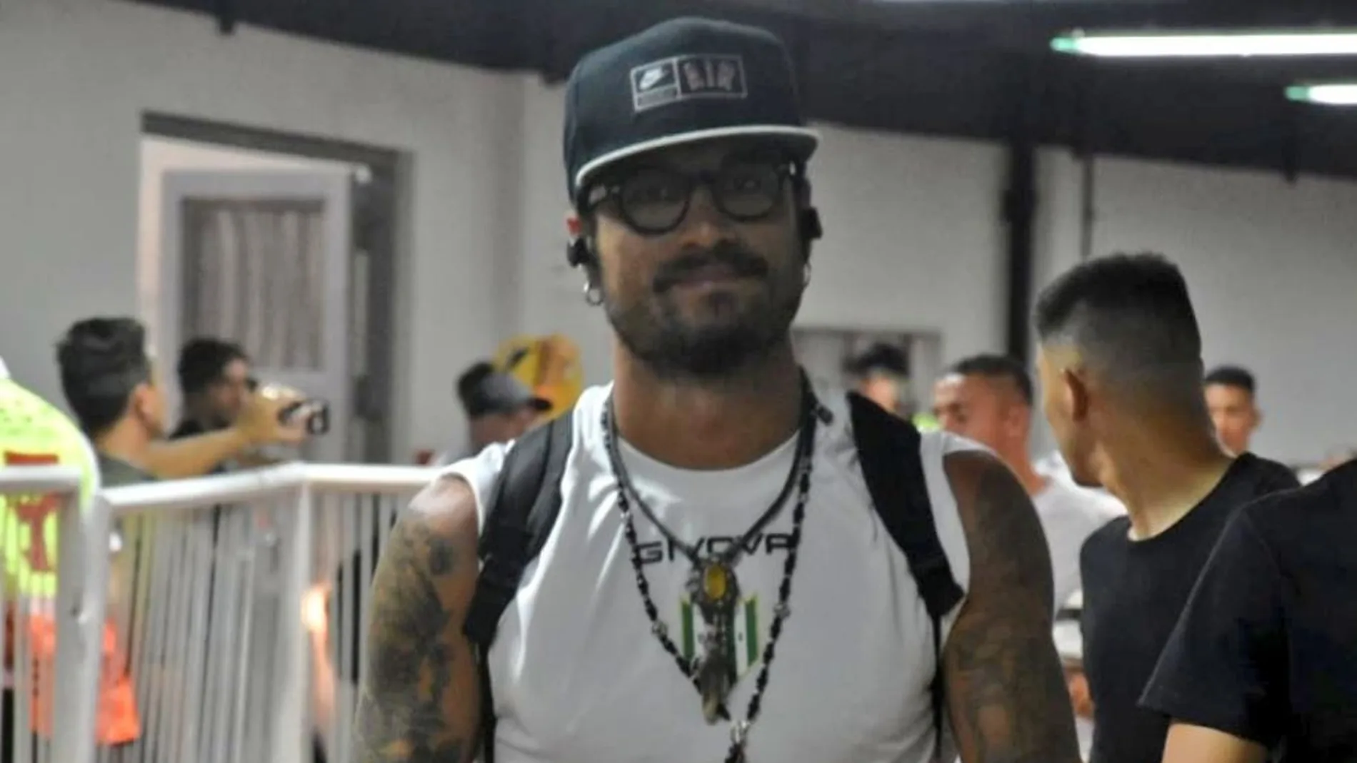 Osvaldo como jugador de Banfield Osvaldo como jugador de Banfield