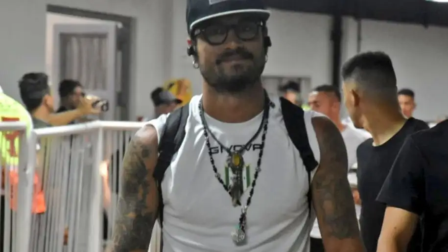 Osvaldo como jugador de Banfield Osvaldo como jugador de Banfield
