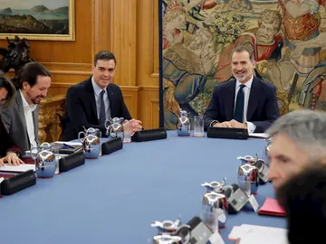 Consejo de Ministros presidido por el rey Consejo de Ministros presidido por el rey