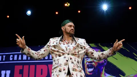 El boxeador Tyson Fury El boxeador Tyson Fury