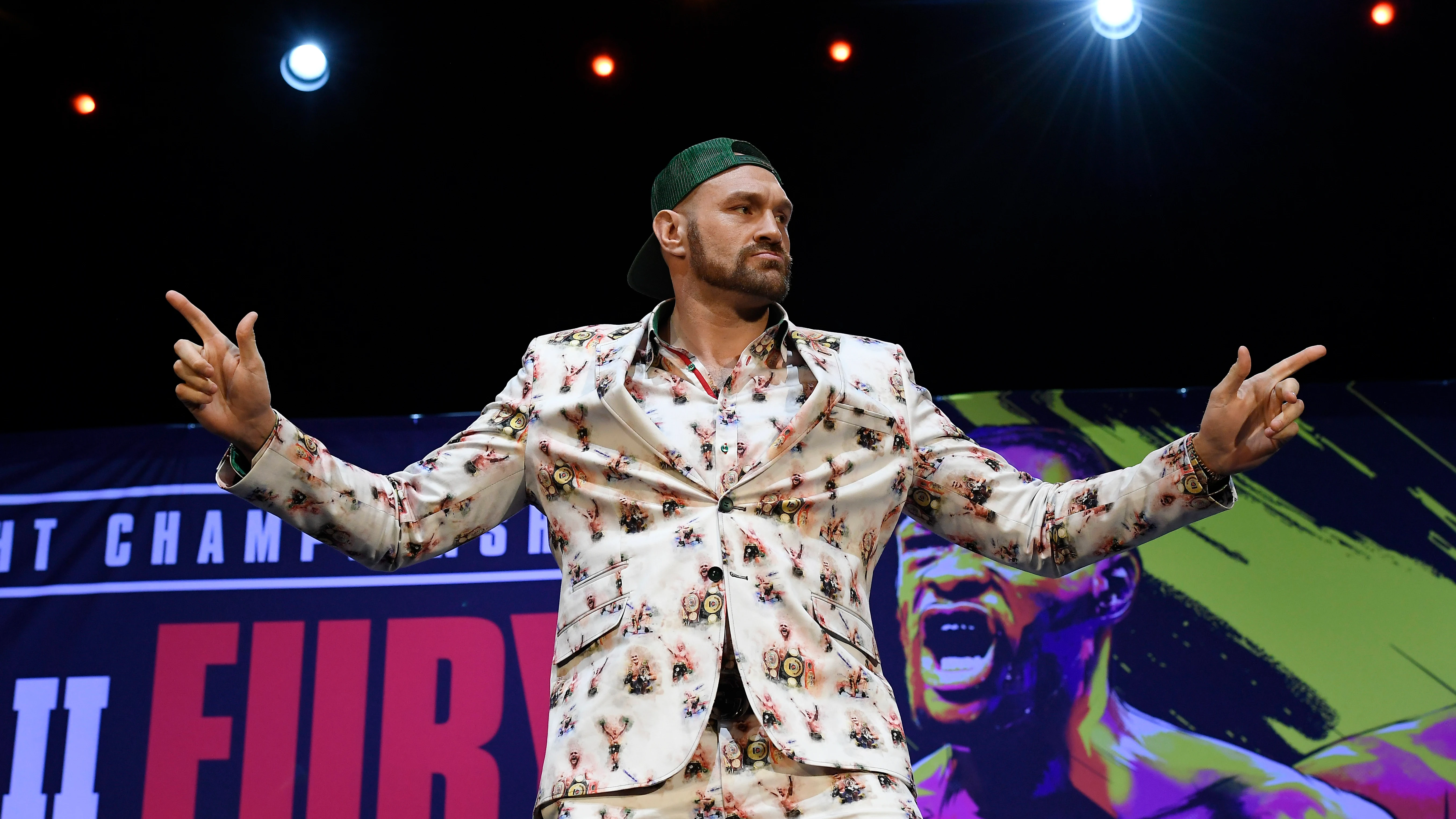 El boxeador Tyson Fury El boxeador Tyson Fury