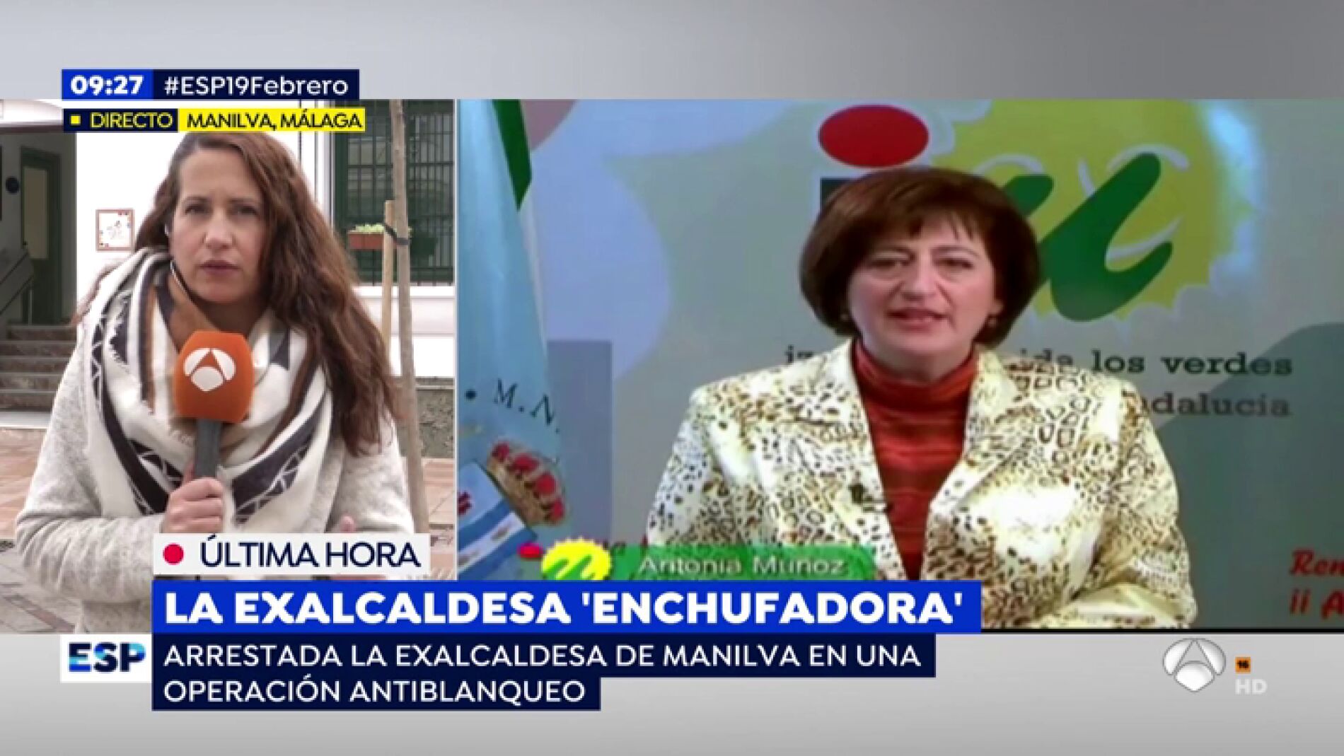 La alcaldesa de los enchufes.