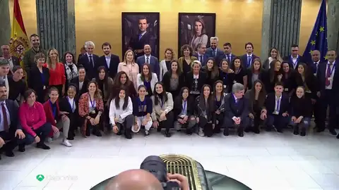 El Convenio del fútbol femenino se presenta en el Congreso con un compromiso de "dignidad, justicia e igualdad" El Convenio del fútbol femenino se presenta en el Congreso con un compromiso de "dignidad, justicia e igualdad"