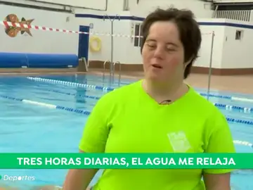 Camino Álvarez, la primera nadadora de sincronizada con 'síndrome de Down' federada en España: "Me gusta el agua desde que nací" Camino Álvarez, la primera nadadora de sincronizada con 'síndrome de Down' federada en España: "Me gusta el agua desde que nací"
