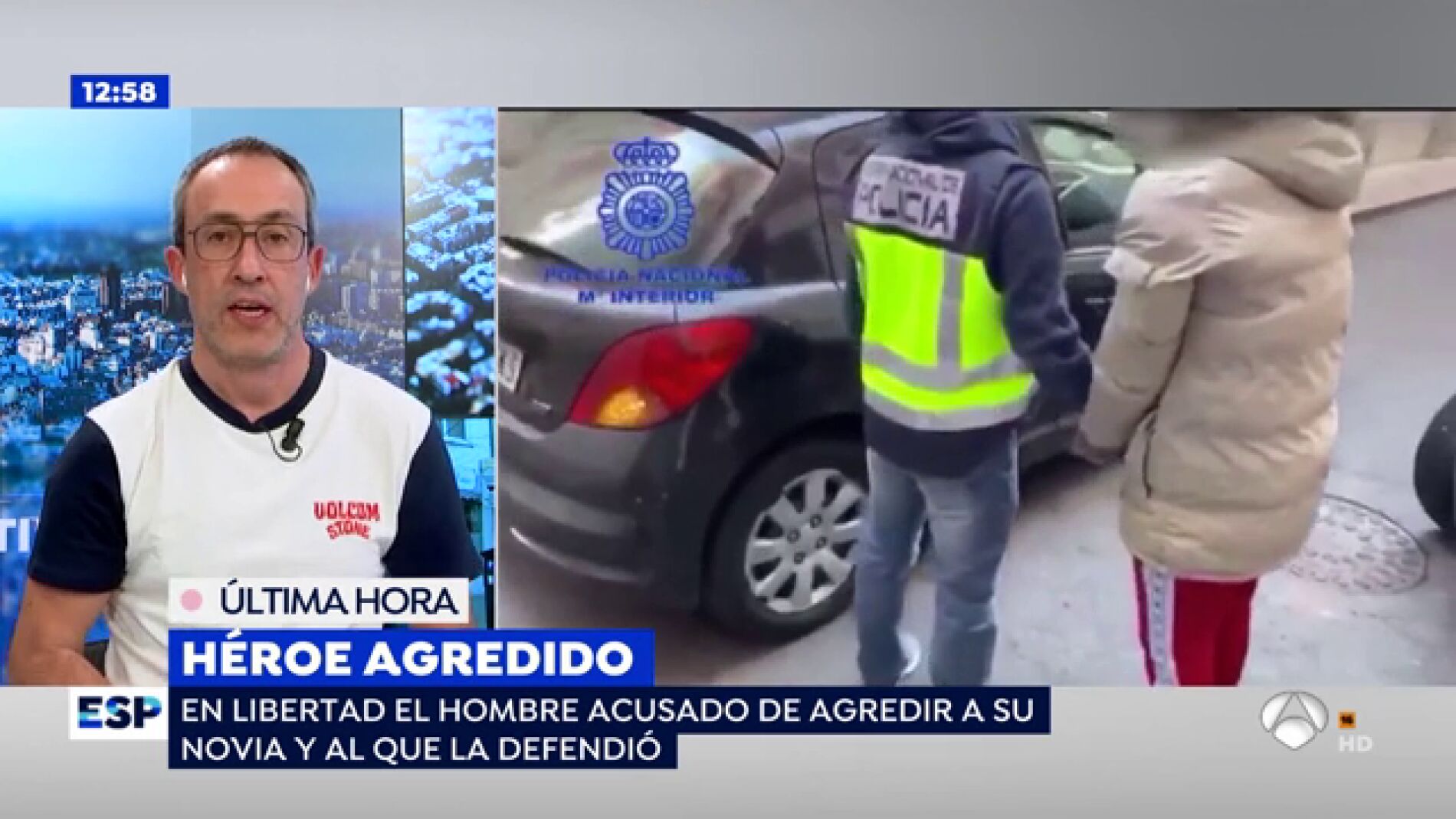agresor en libertad