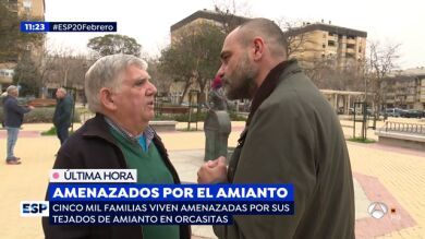 Los vecinos del barrio madrileño de Orcasitas, atemorizados por el amianto en sus viviendas: 