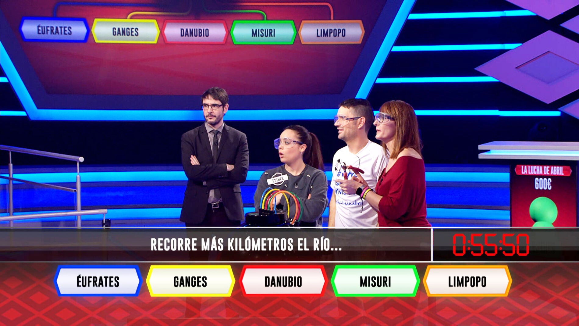 La intuici&oacute;n del equipo &lsquo;La lucha de abril&rsquo; le acerca al marcador de &lsquo;Los dispersos&rsquo; en &lsquo;&iexcl;Boom!&rsquo;